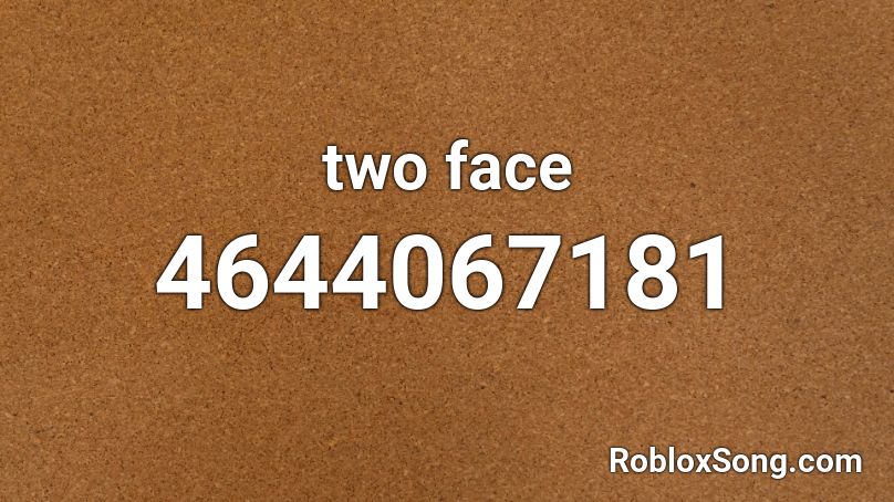 two face  Roblox ID