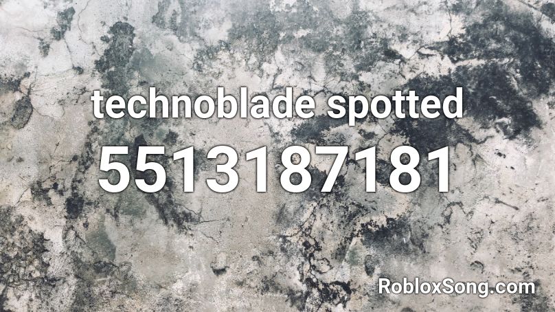 technoblade spotted Roblox ID