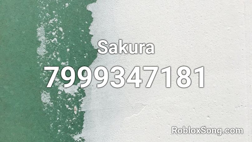 Sakura Roblox ID