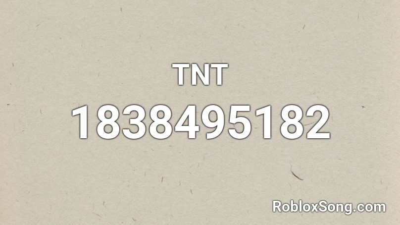 Tnt Roblox Id Roblox Music Codes - captainsparklez tnt roblox id