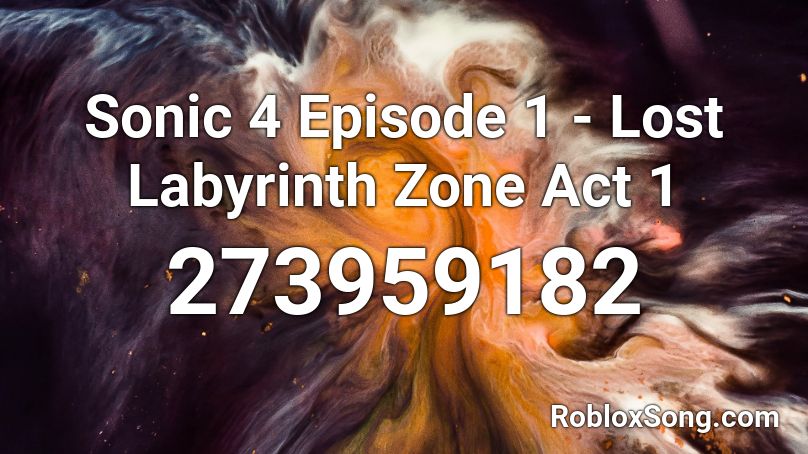 Sonic 4 Episode 1 Lost Labyrinth Zone Act 1 Roblox Id Roblox Music Codes - labyrinth song id roblox fnaf