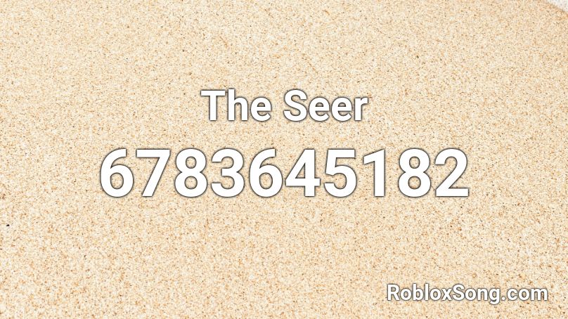 The Seer Roblox ID