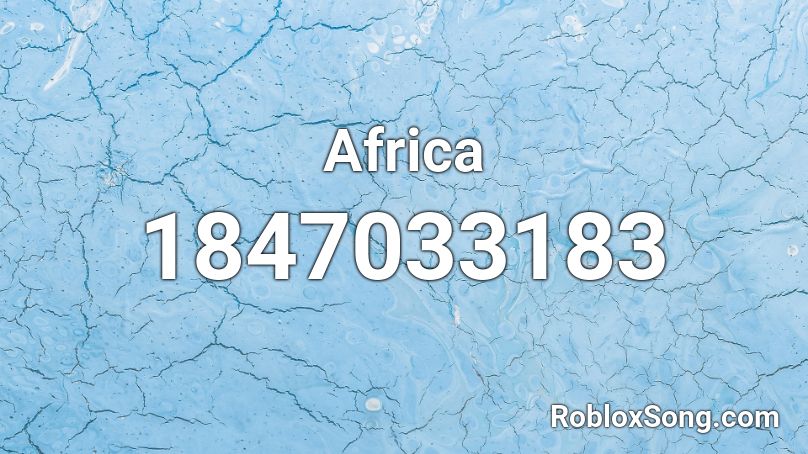 Africa Roblox ID