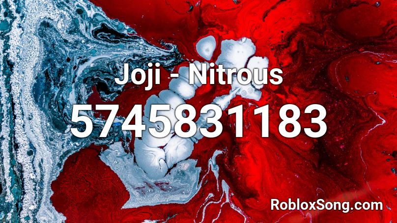 Joji - Nitrous Roblox ID