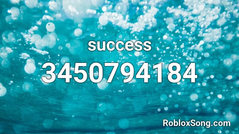 success Roblox ID