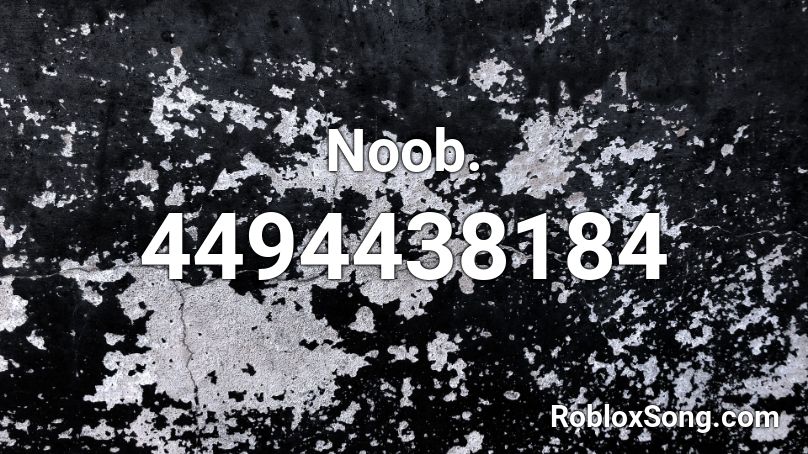 Noob. Roblox ID
