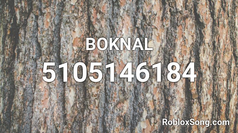 BOKNAL Roblox ID