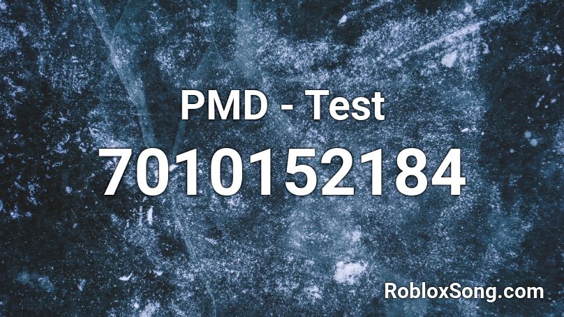 PMD - Test Roblox ID