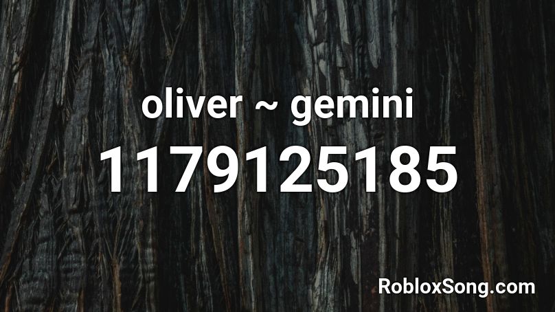 oliver ~ gemini Roblox ID
