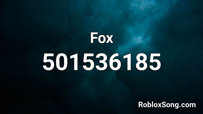 Fox Roblox ID