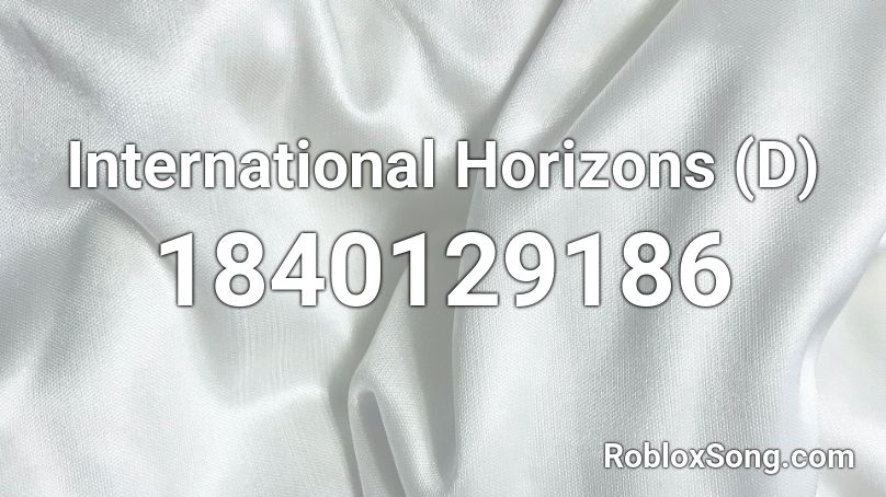 International Horizons (D) Roblox ID