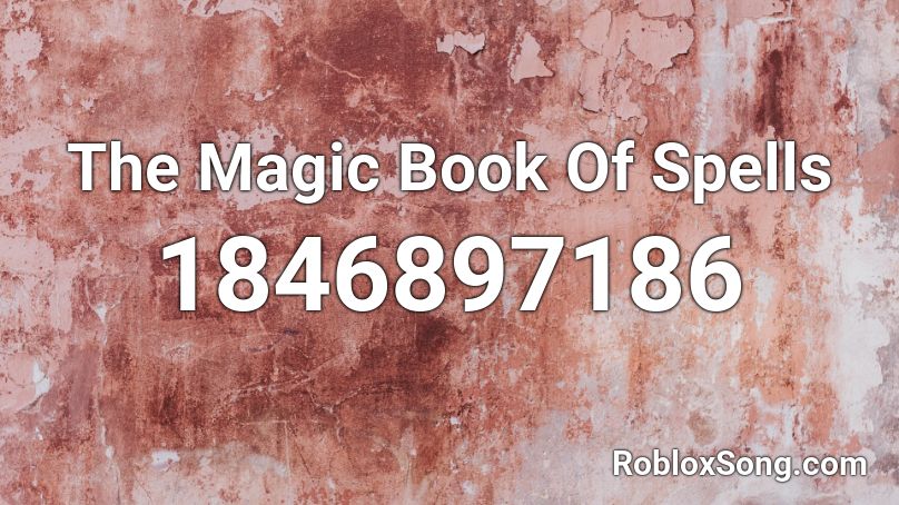 The Magic Book Of Spells Roblox ID