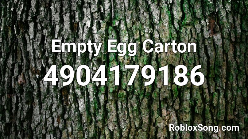 Empty Egg Carton Roblox ID