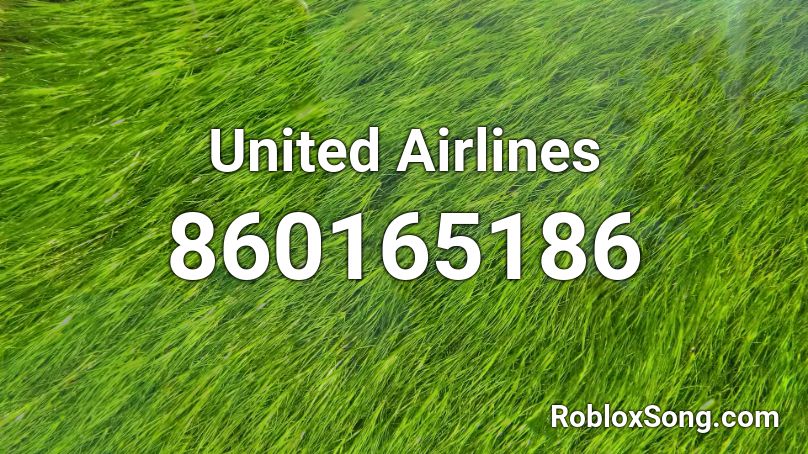 United Airlines Roblox ID