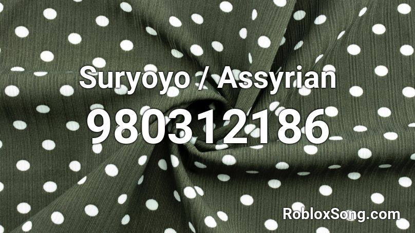 Suryoyo / Assyrian Roblox ID