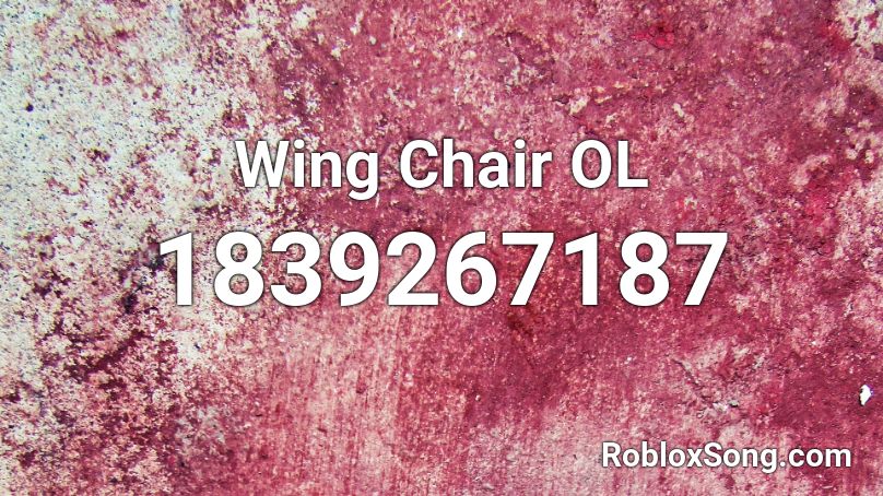 Wing Chair OL Roblox ID