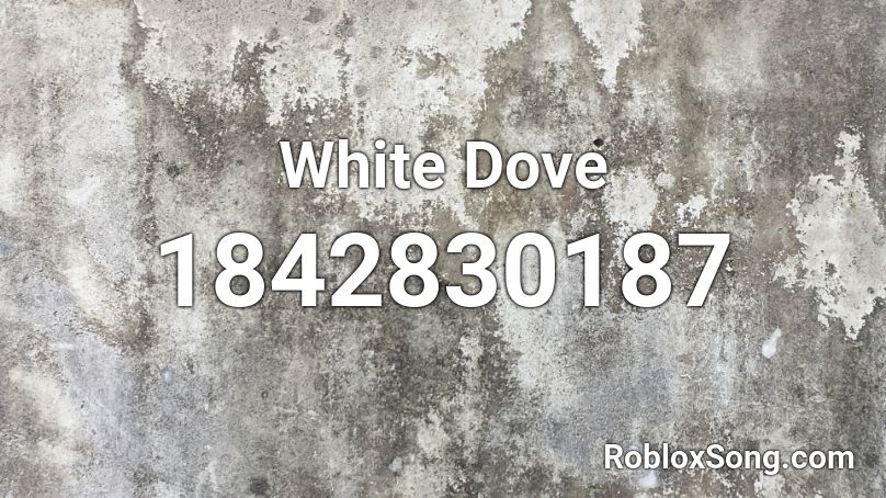 White Dove Roblox ID