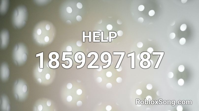 HELP Roblox ID