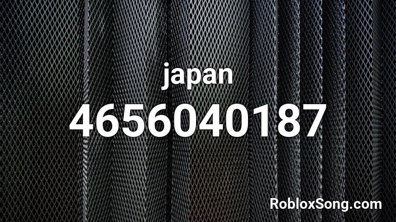 japan Roblox ID