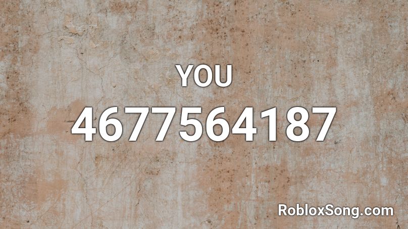 YOU Roblox ID