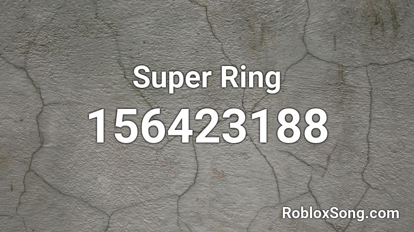 Super Ring Roblox ID