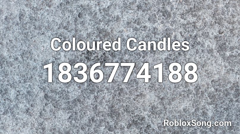 Coloured Candles Roblox ID