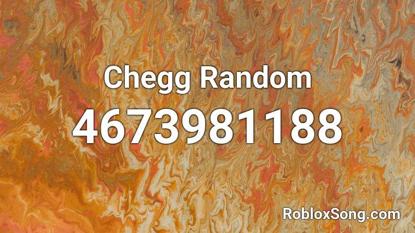 Chegg Random Roblox ID
