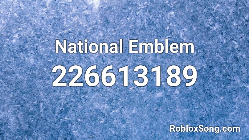 National Emblem Roblox ID