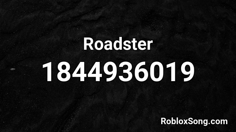 Roadster Roblox ID