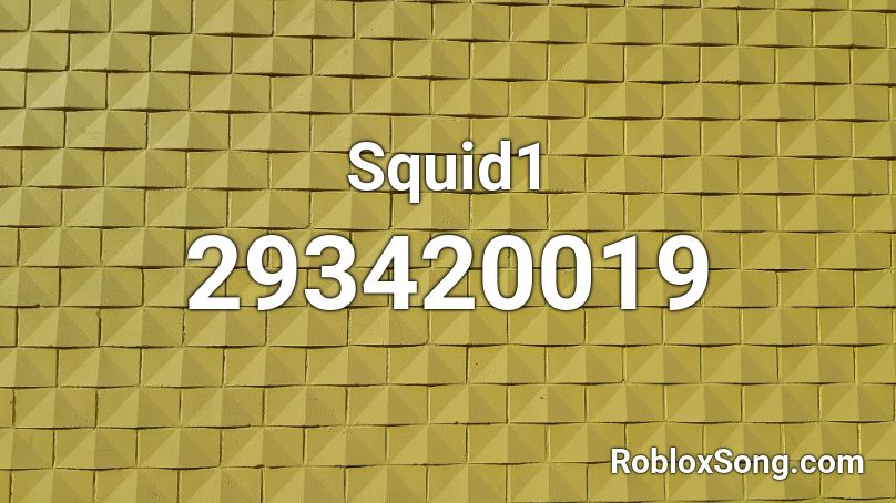 Squid1 Roblox ID
