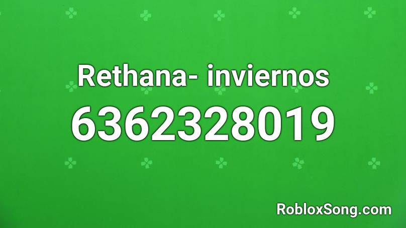 Rethana- inviernos Roblox ID