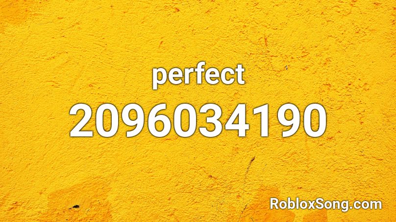 perfect Roblox ID