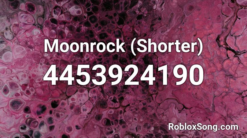 Moonrock (Shorter) Roblox ID