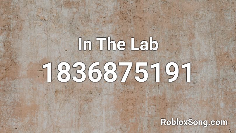 In The Lab Roblox ID