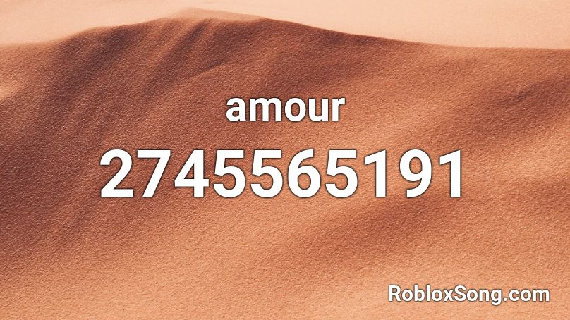 amour Roblox ID