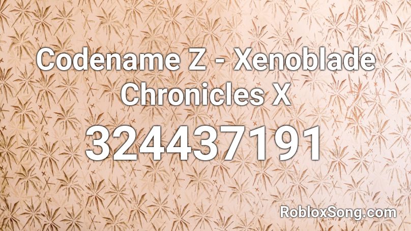 Codename Z - Xenoblade Chronicles X Roblox ID