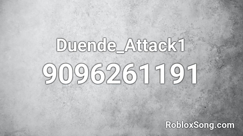 Duende_Attack1 Roblox ID