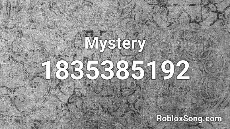 Mystery Roblox ID