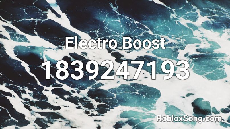 Electro Boost Roblox ID