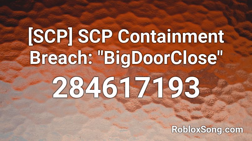 [SCP] SCP Containment Breach: 