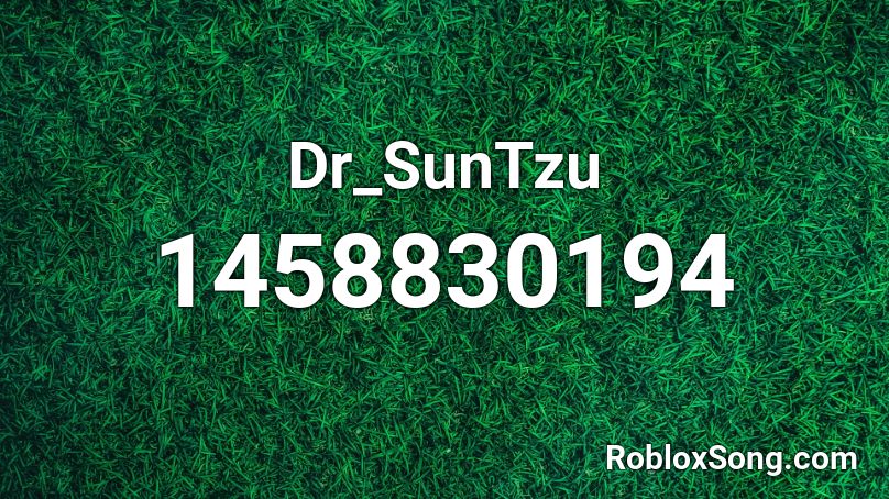 Dr_SunTzu Roblox ID