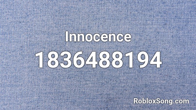 Innocence Roblox ID