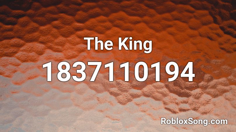 The King Roblox ID