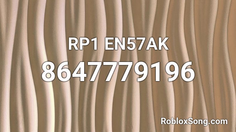 RP1 EN57AK Roblox ID