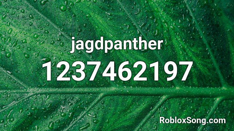 jagdpanther Roblox ID