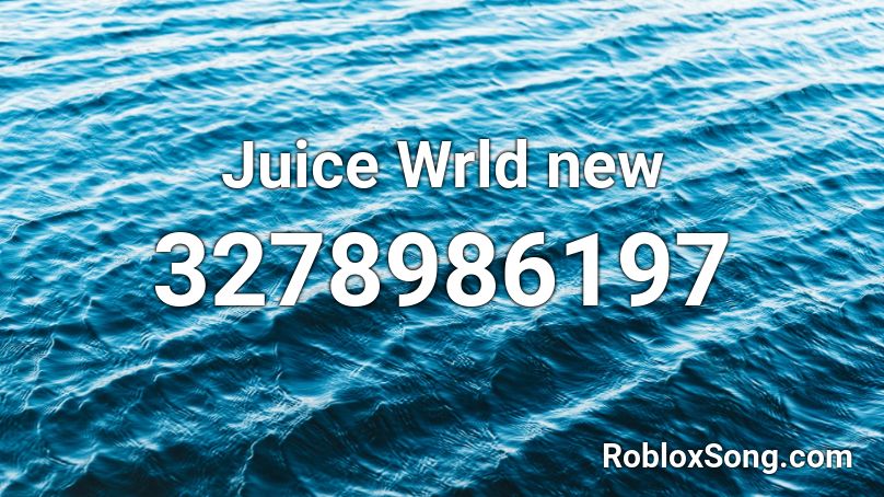 Juice Wrld new Roblox ID