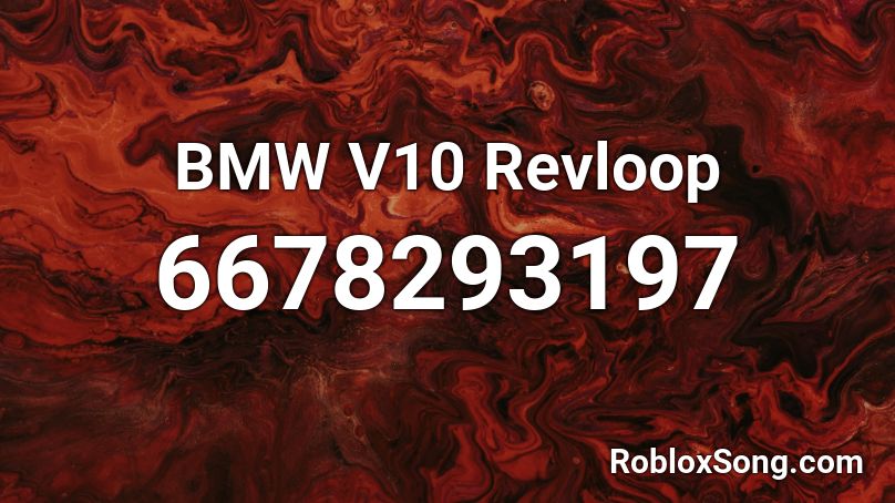 BMW V10 Revloop Roblox ID