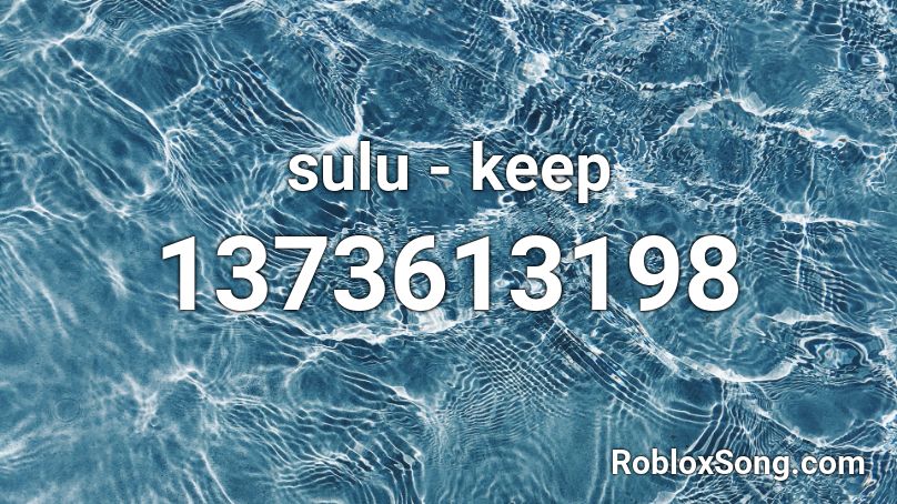 sulu - keep Roblox ID