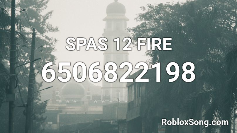 SPAS 12 FIRE Roblox ID