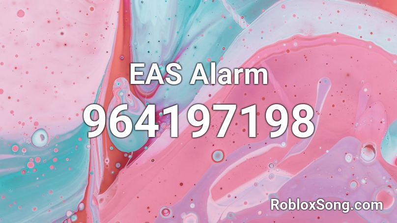 EAS Alarm  Roblox ID